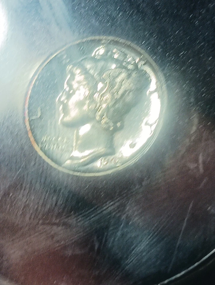 Mercury Dime 1942 ANACS PF-66. ¡MUY RARO! Foto 4 de 4