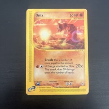 Onix 98/147 2002 Aquapolis Pokemon Card TCG Vintage E-Reader Common - MP on eBay