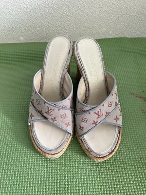 Louis Vuitton Pink Sandals for Women for sale - eBay