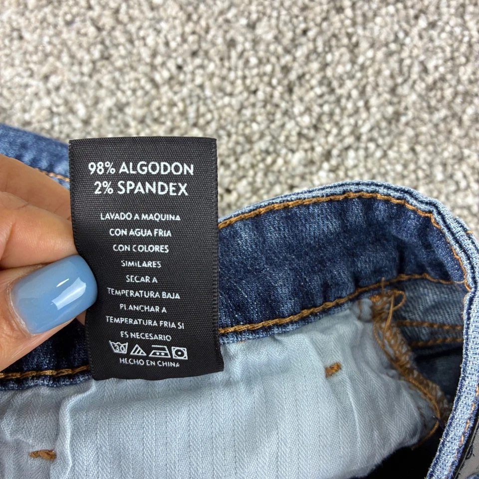 Pantalones cortos de mezclilla Dear John para mujer talla 33 azul Jean clásico americano cintura alta Foto 4 de 4