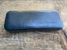 Leather 3 Cigar Hard Case Portable Travel Humidor Holder Black