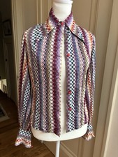 1960s Handmade Blouse Woman s