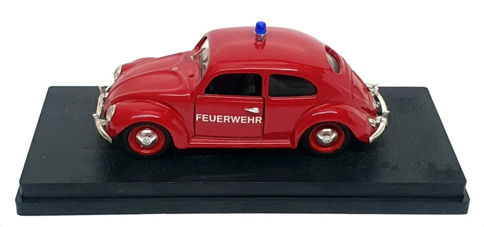 Rio Models 1/43 Escala SL005 - Volkswagen Beetle Bomberos Coche - Rojo Foto 4 de 4