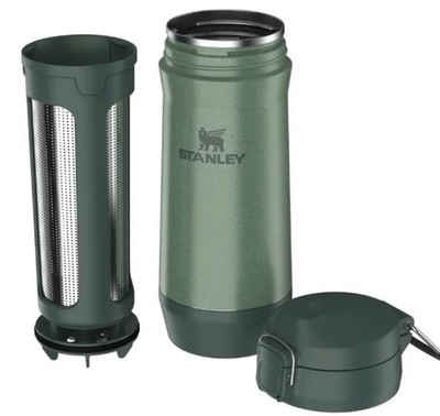 Yerbera Stanley Classic Stay Fresh 500 Verde Despolvillador De Yerba Mate Tamiza