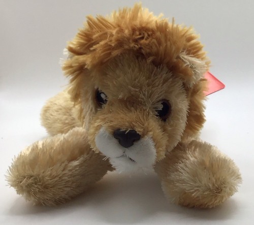 Aurora Lion Plush Brown 8” Plush Stuffed Animal - Picture 2 of 7
