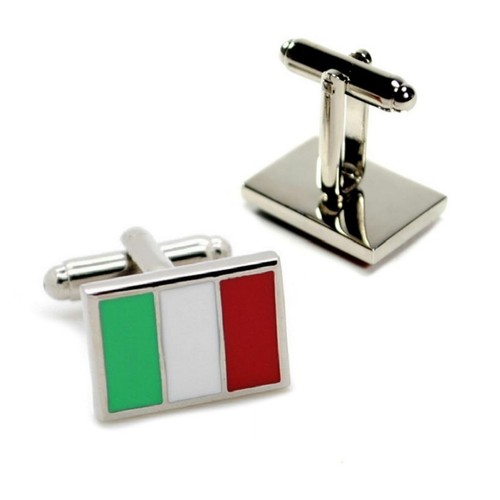 BANDIERA ITALIA GEMELLI Orgoglio Italiano Matrimonio Patriottico Sposo Festa del Papà BORSA REGALO - Foto 2 di 3