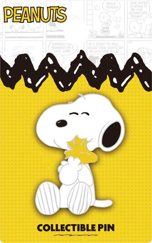 Snoopy Hugging Woodstock Peanuts Enamel Pin Badge - 第 2/2 張圖片