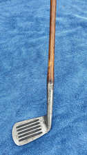 MACGREGOR, Mashie, Deep Groove, Slotted, Hickory Golf Club..............50 OFF