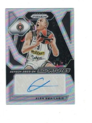 ALEN SMAILAGIC 2023-24 Panini Prizm Turkish Euroleague SILVER AUTO No. SI-SLG
