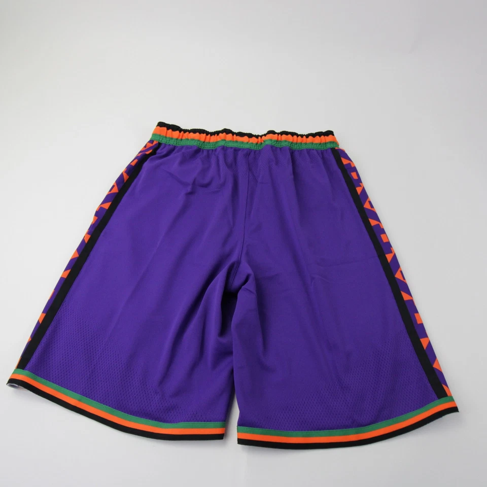 Phoenix Suns Nike NBA Authentics Dri-Fit Game Shorts Men's Purple/Orange New - Image 3 of 3