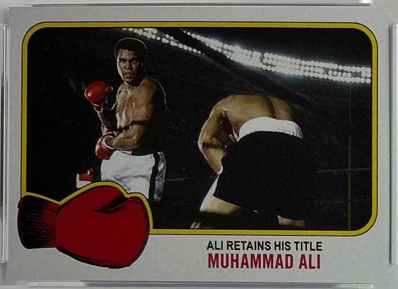 Muhammad Ali PSA 10- 2021 Topps Tribute Set ‘Ali Beats Norton To Retain Title’ view 5