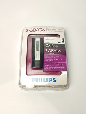 Philips GoGear SA2220 Digital Audio Player 2GB MP3 WMA USB Vintage Sealed NEW