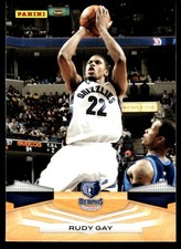 Rudy Gay 2009-10 Panini #182 Grizzlies NBA READ FREE SHIPPING AutographDen