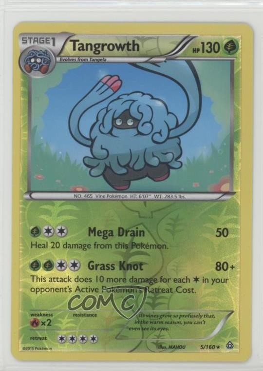 Tangrowth Reverse Foil Pokémon XY Primal Clash #5