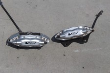 08-15 Cts-v Rear Brembo Calipers Pair 4 Piston Used Silver 65k Miles