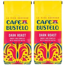 2 Pack Cafe Bustelo Dark Roast Ground Coffee, 11oz