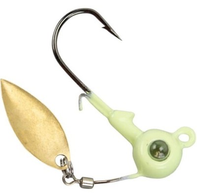 Kalin's Google Eye Spinner Jig 1/8 oz - White - 2 per pack