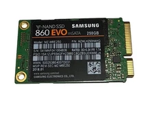 Samsung MZ-M6E250 860 EVO mSATA 250GB SSD - Solid State Drive