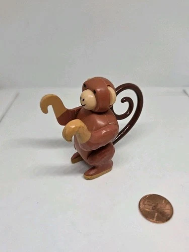 Vintage Fisher Price little people brown monkey for Circus