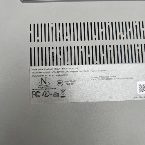 POUR PIECES LENOVO THINKPAD T480/LENOVO IDEAPAD 1 (A2-B6) - Photo 10 sur 10