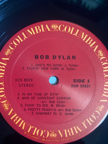 Bob Dylan - S/T Vinyl LP Columbia REISSUE KCS-8579 IN Shrink EX/EX - Picture 4 of 5