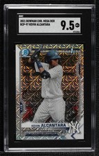 2021 Bowman Mega Box Mojo Refractor Kevin Alcantara #BCP-97 SGC 9.5 Mint+ 0i76