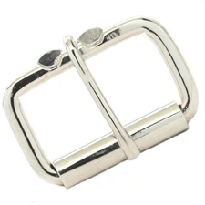 Roller Buckle Nickel 1-3/4" 1416-02 Single Prong Metal