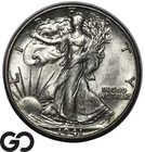 1941-S Walking Liberty Half Dollar, Semi-Better Date