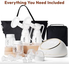 NCVI Electric Breast Pump F1, VibesFlow Micro-Vibration Hospital Grade Suction