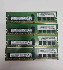 Lot of 4 Samsung 16GB 1RX4 PC4-2666V SERVER MEMORY M393A2K40CB2-CTD