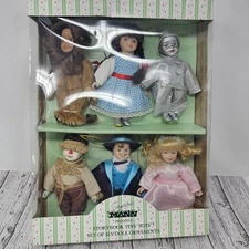 Seymour Mann Storybook Tiny Tots Wizard of Oz Dolls Christmas Ornaments