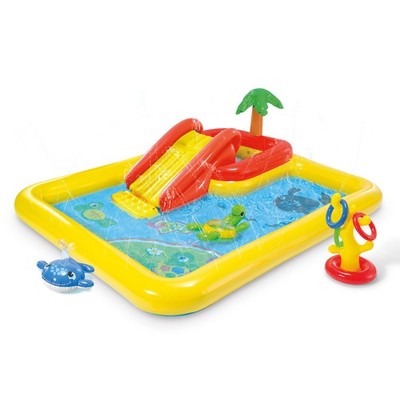 Intex 100'' x 77'' Inflatable Ocean Play Center Backyard Toddler Kiddie Pool