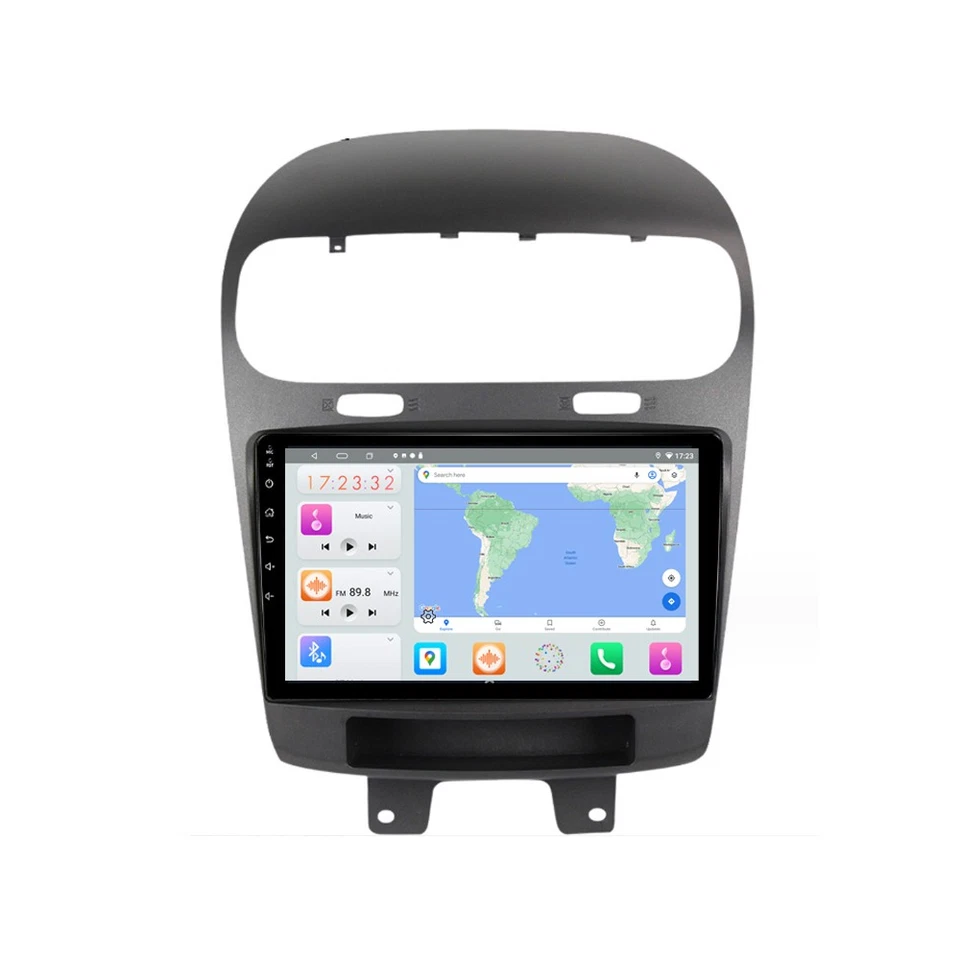 Radio de coche automática Android 13 GPS para Dodge Journey 2012-2016 Apple CarPlay Android Foto 2 de 4
