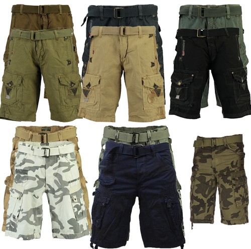 Norway Hombre Cargo Shorts Pantalones Cortos Bermudas Cargo | eBay