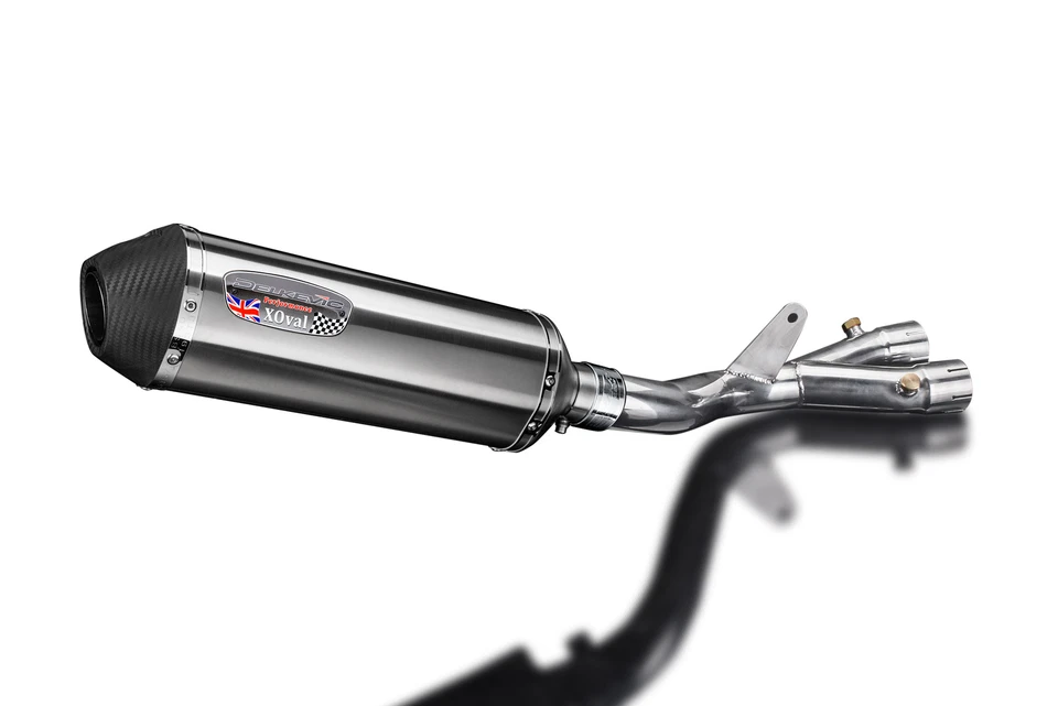 Yamaha FZ-10 MT-10 2016-2021 Kit de silenciador de escape de acero inoxidable X-Oval de 13,5" Foto 2 de 4