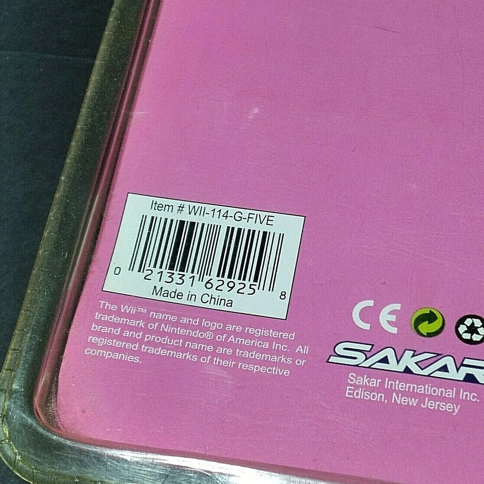 Drum Sticks for Wii - Sakar iConcepts - New Sealed Pink (WII-114-G-FIVE) - Image 3 of 3
