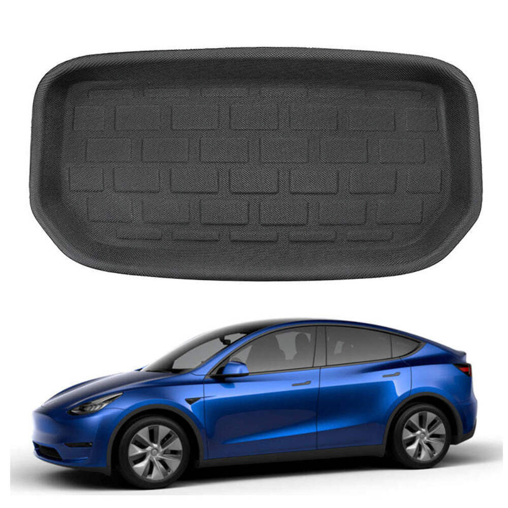 TESLA MODEL Y Frunk Boot Liner Floor Mat 3D XPE Textured look - 2020-2024-image