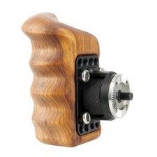 NICERYIG Right ARRI Rosette Wooden Handle for Shoulder Mounting Rig