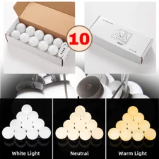 10 LED Kit Bulbs Vanity Light Dimmable Lamp Hollywood