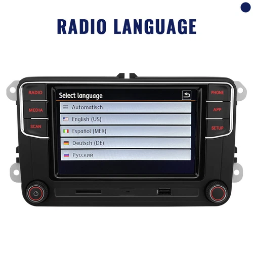 6.5" RCD440 PRO CarPlay Android Auto Rear USB Radio Stereo Für VW Passat Golf CC - Bild 6 von 12
