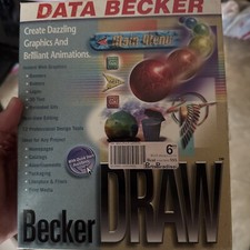 Becker Draw PC CD US Retail Store Big Box Edition Sealed As Shown