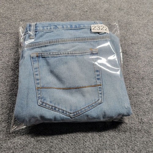 Big Mac Workwear Mens Jeans 38 X 34 Blue Light Wash Denim Straight Carpenter VNT - Picture 11 of 11