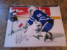 IAN SCOTT SIGNED 8X10 MATTE PHOTO TORONTO MAPLE LEAFS PRINCE ALBERT RAIDERS (A)