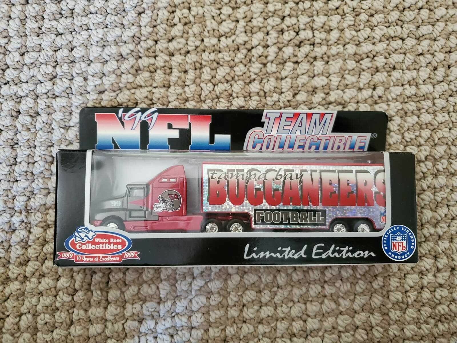 99 NFL Team Collectible White Rose Die Cast Tampa Bay BUCCANEERS SEMI