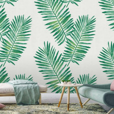 9450 Peel and Stick Wallpaper Plam Leaf Self Adhesive Green Leaf Wallpaper Conta