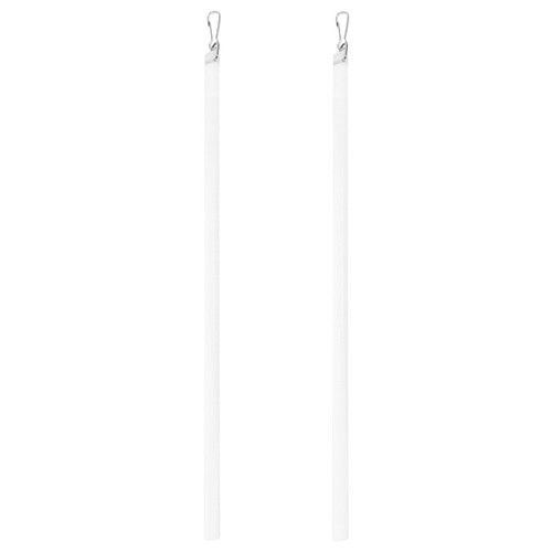 2 Pcs Curtain Accessories Blind Wand with Hook Drapery Rod Replacement