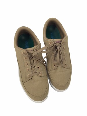 Allbirds Canvas Pacer Men Sneakers Sz 12 Brown Athletic Running Comfort Shoes Allbirds Sneakers Men 14 M Canvas Pacer Shoes Brown Tan Lace  main image 3