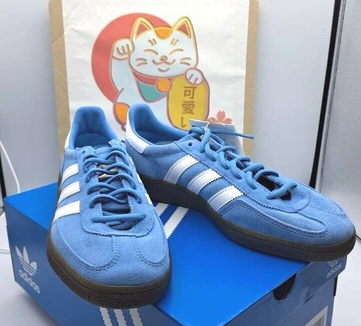 Adidas Originals HANDBALL SPEZIAL Light Blue BD7632 Unisex Adidas Originals HANDBALL SPEZIAL Light Blue BD7632 Unisex