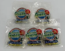 5 Pack -Water Gremlin, Gremlin Green Slip Sinkers Premium Steel. ZPSLS-3, Sz 1/4