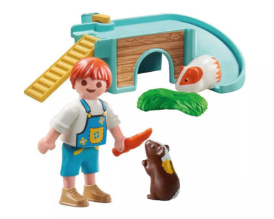Playmobil My Life Set 71746 Guinea Pigs House With Two Guinea Pigs NEW NO BOX